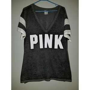 SOLD PINK Victoria Secret v neck